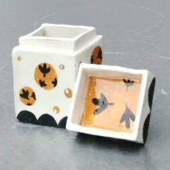 Autumn Leaves Keepsake Pot