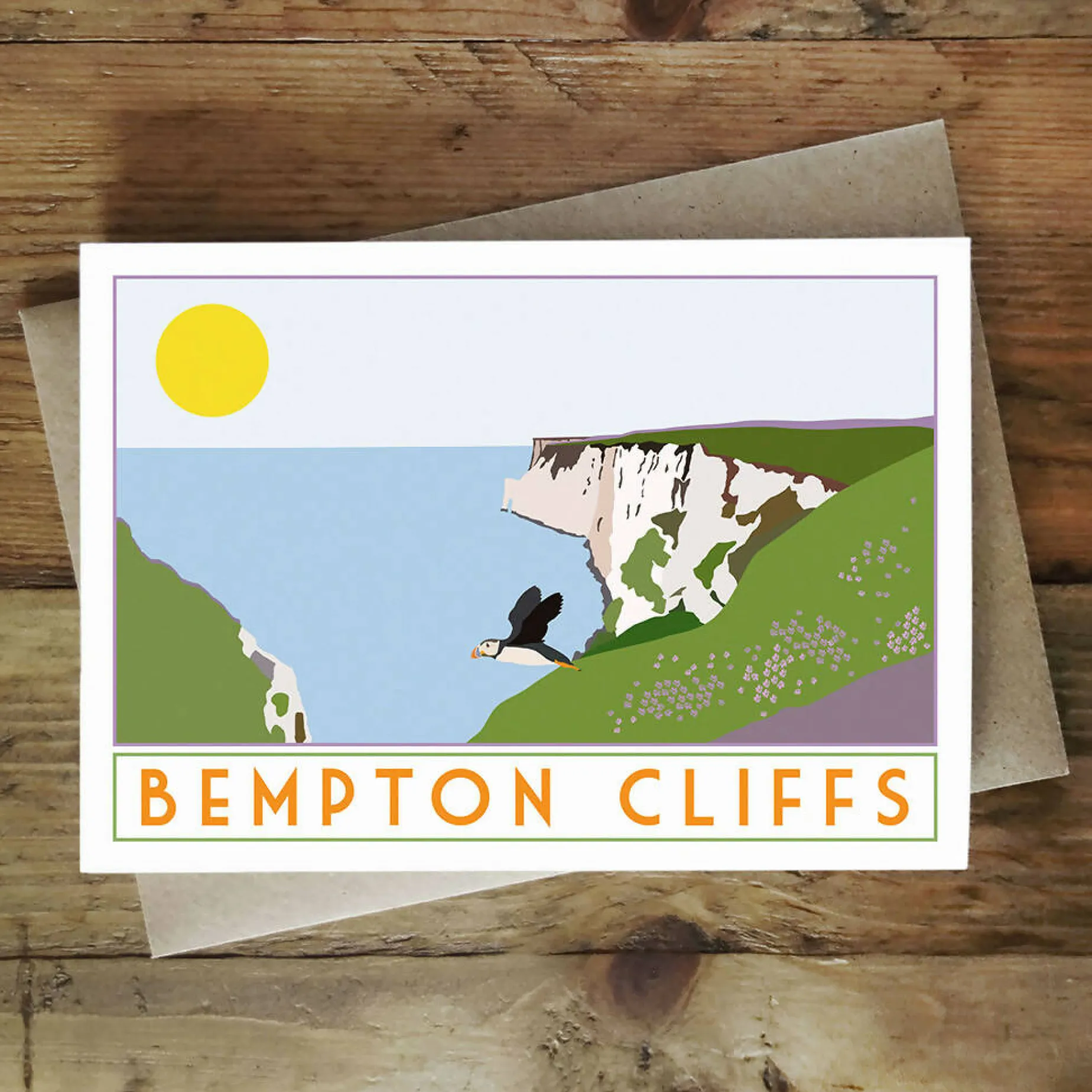 Bempton Greetings Card