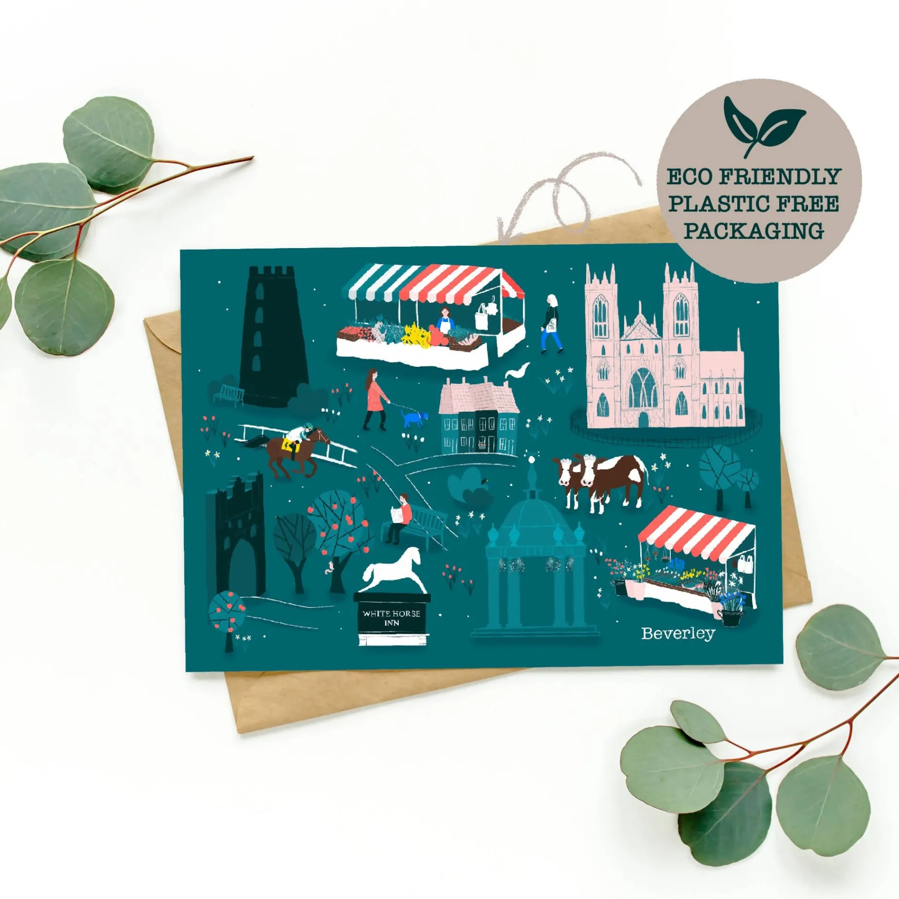 Beverley Greeting Card | Eco-Friendly Design | Art & Soul