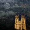 Beverley Minster in the Snow in Colour