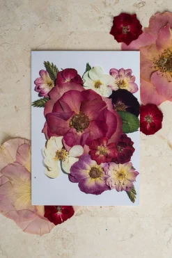 Birth Flower Greetings Card January - June