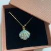 Blue Shell Necklace