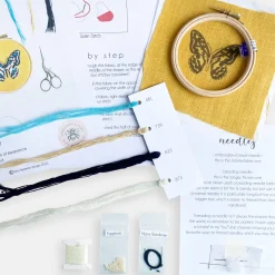 Butterfly Modern Embroidery Kit | Perfect for Beginners | Art & Soul