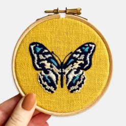 Butterfly Modern Embroidery Kit | Perfect for Beginners | Art & Soul