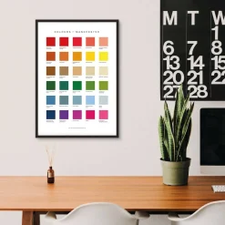 Colours of Manchester Print