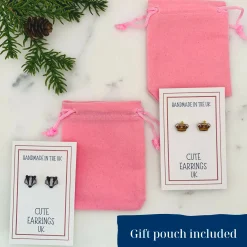 Cute Skull & Heart Mismatched Earrings | Art & Soul