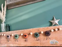 Felted Sheep Garland