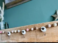 Felted Sheep Garland