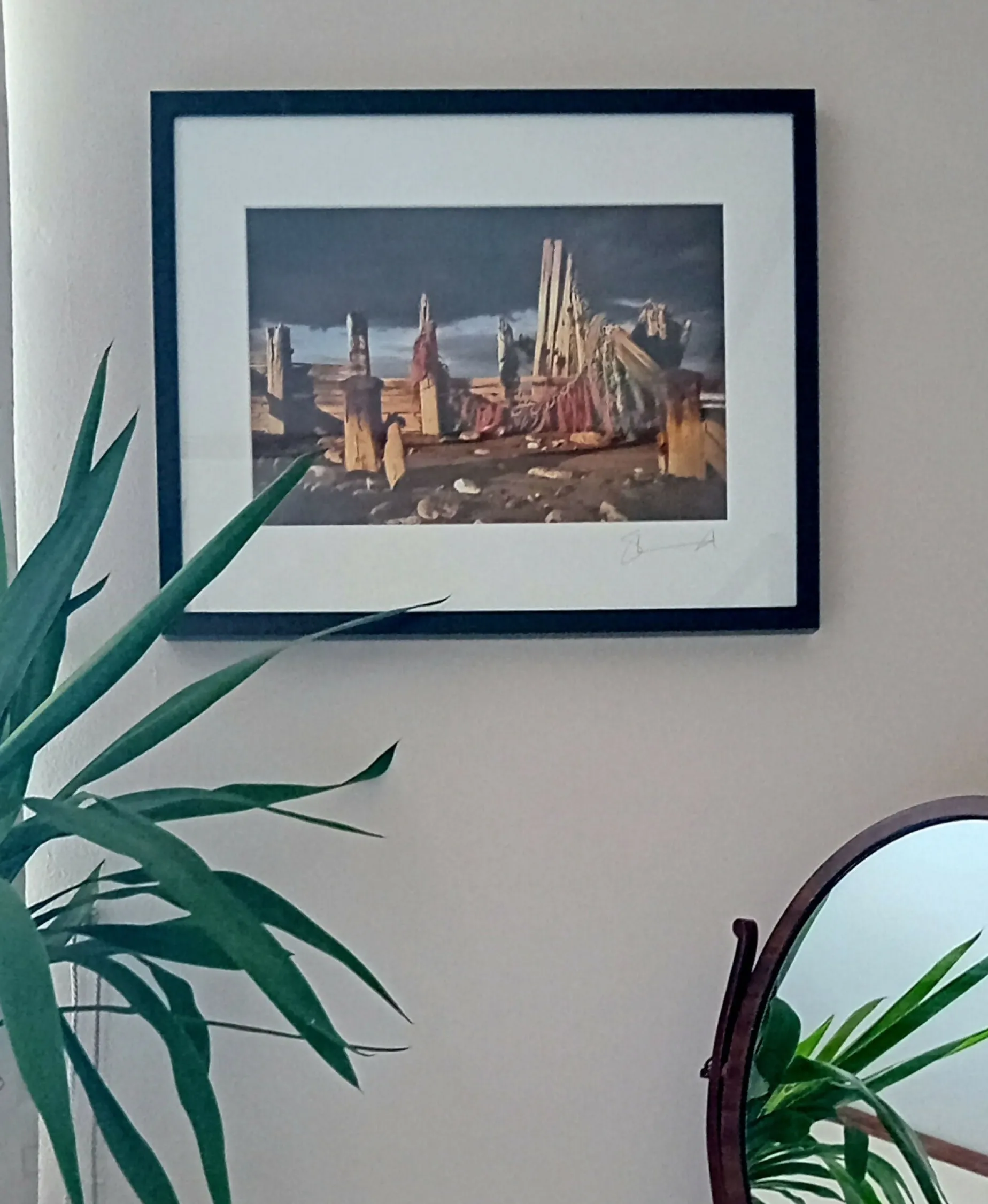 Flotsam at Spurn Point (50x40 frame)