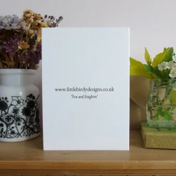 Fox and Foxglove Card