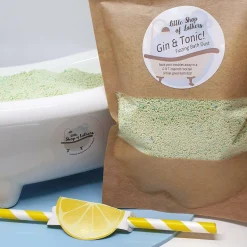 Gin and Tonic Fizzing Bath Dust for Relaxation | Art & Soul