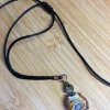 Glass Tiger Eye Necklace Lkr153