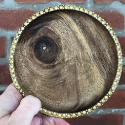 Hand Painted Wooden Trinket Tray