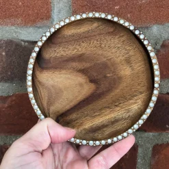 Hand Painted Wooden Trinket Tray
