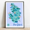 Hull and Surrounding Villages Art Print | Art & Soul