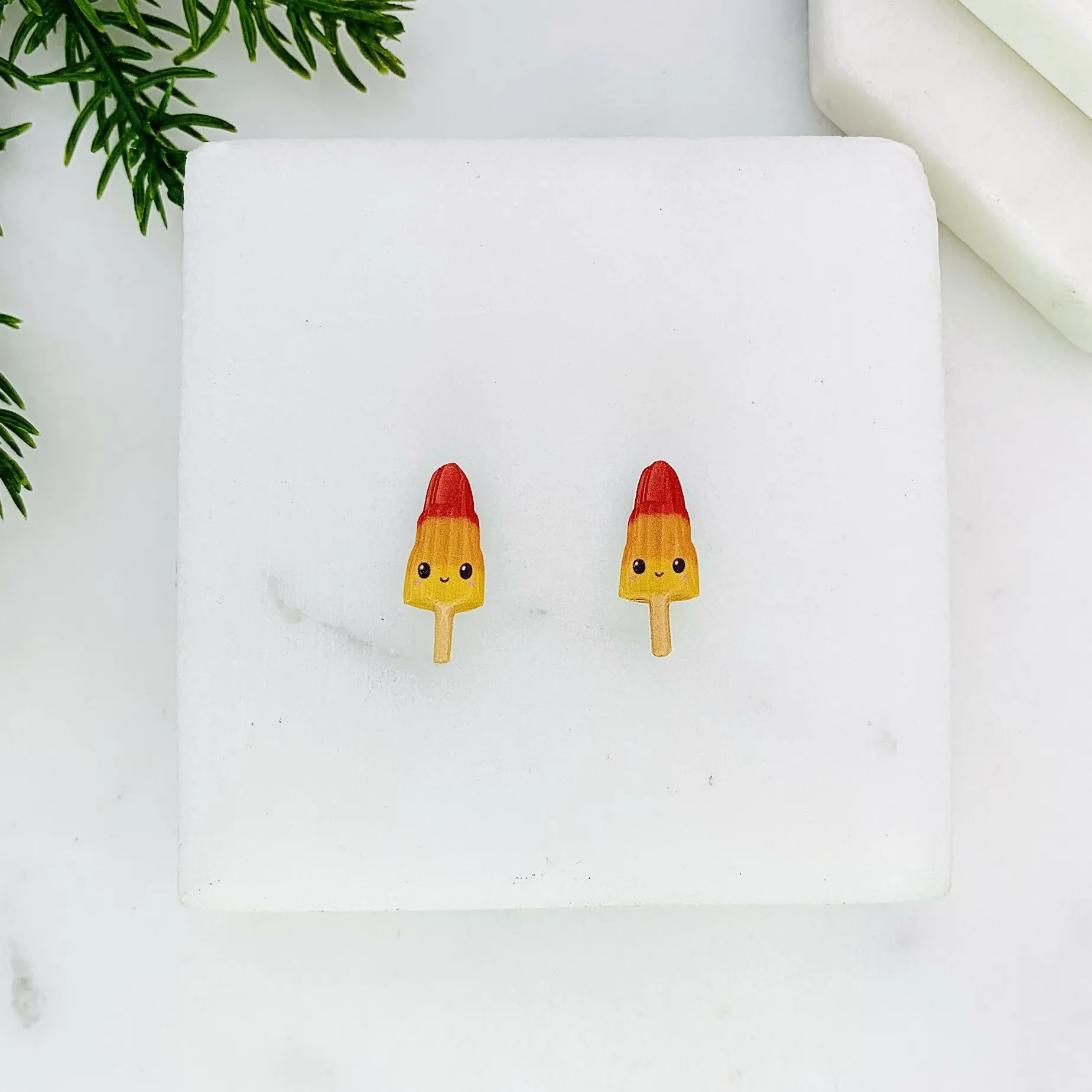 Kawaii Style Ice Lolly 2 Stud Earrings
