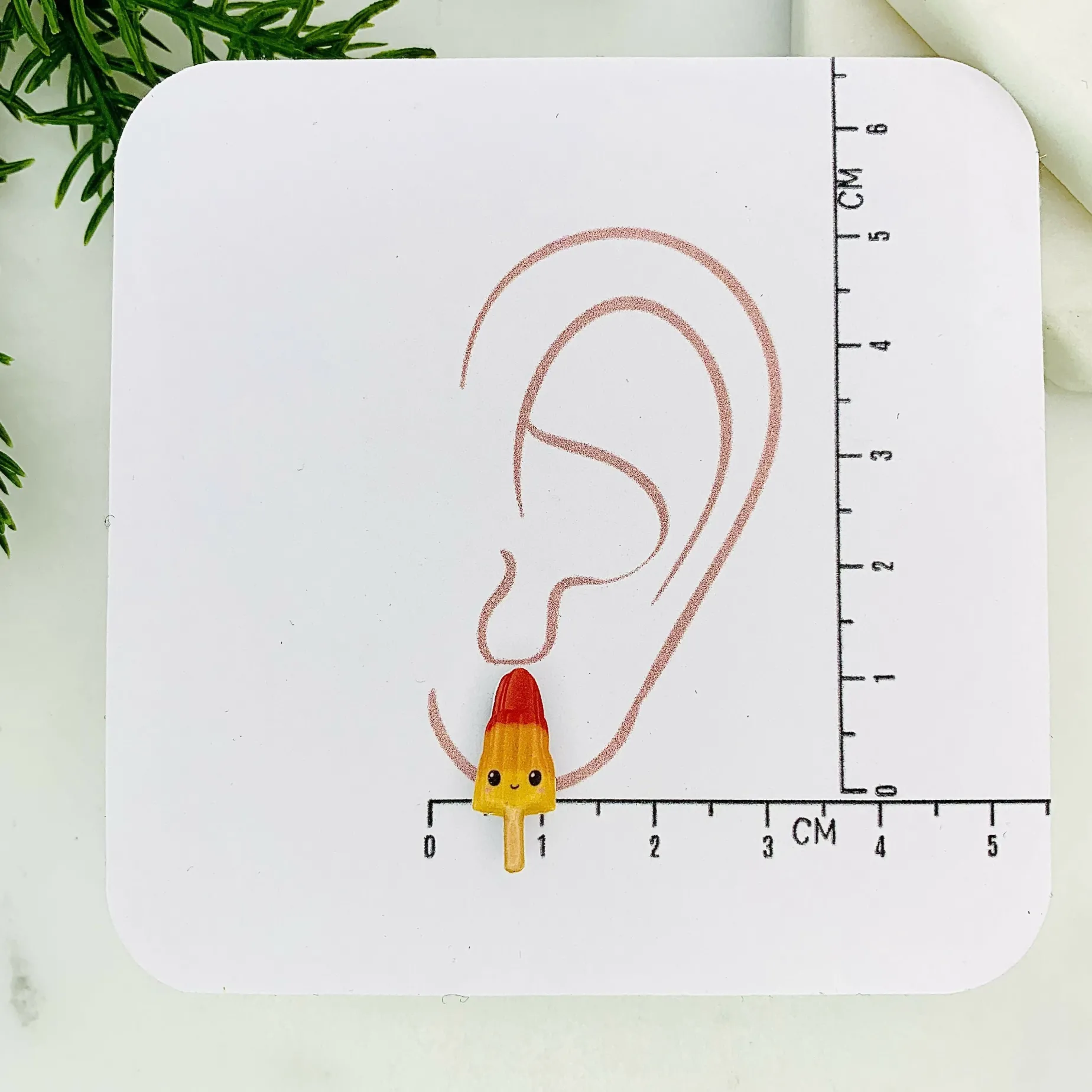 Kawaii Style Ice Lolly 2 Stud Earrings