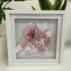 Large Mixed Media Flower - Framed