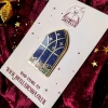 Library Window Enamel Pin