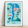 Light Whitby Art Print | Charming Coastal Decor | Art & Soul