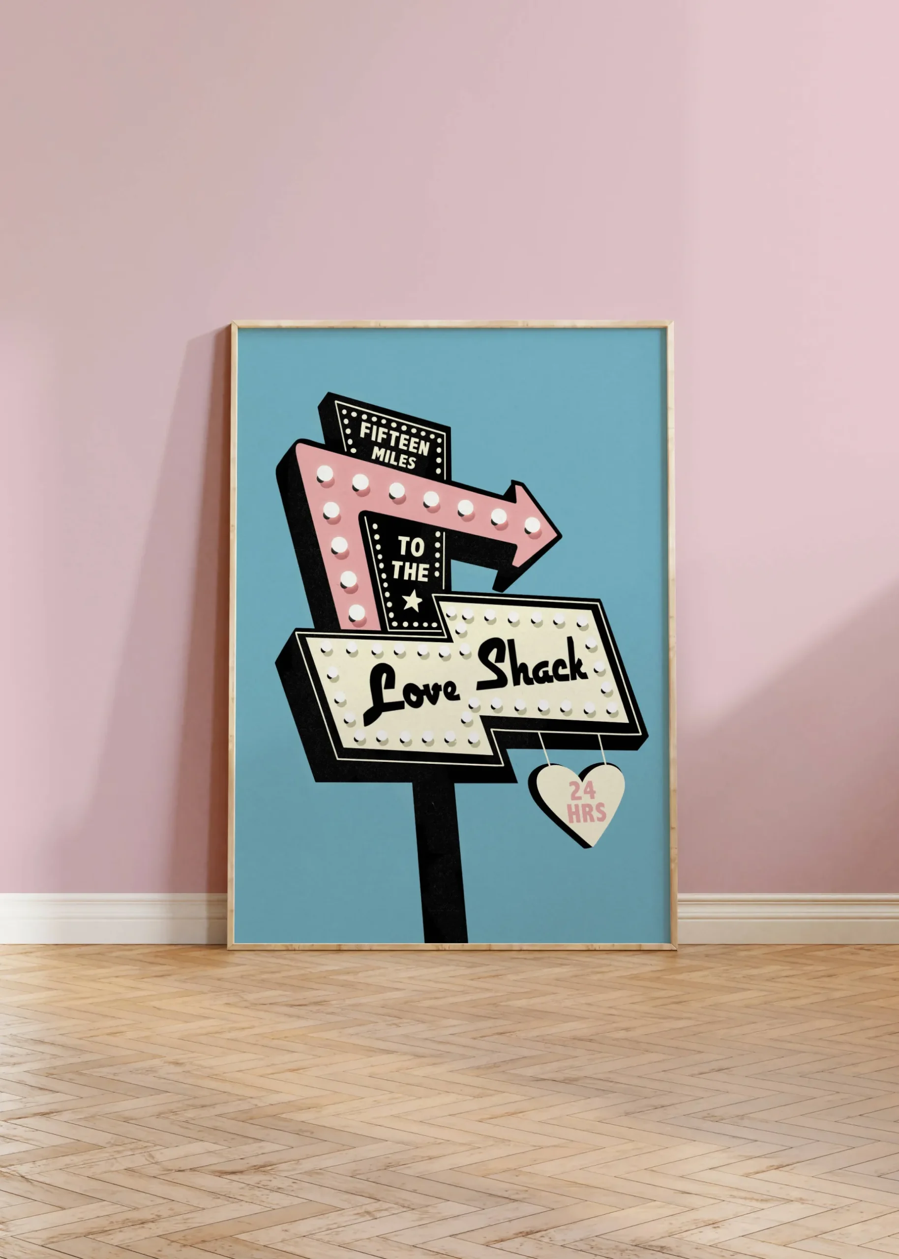 Love Shack Print - Perfect for Music Lovers | Art & Soul