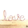 Love Wire Word Decoration
