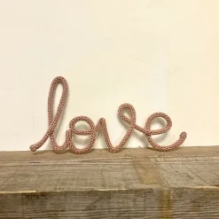 Love Wire Word Decoration