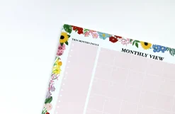 Monthly Planner Tear Off Desk Pad, Large A3