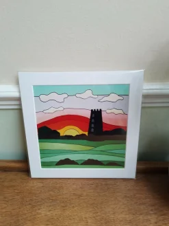 Mounted Print - "Sunset at Black Mill, Beverley"