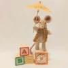 Mouse With Umbrella Ornament