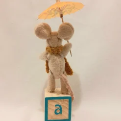 Mouse With Umbrella Ornament