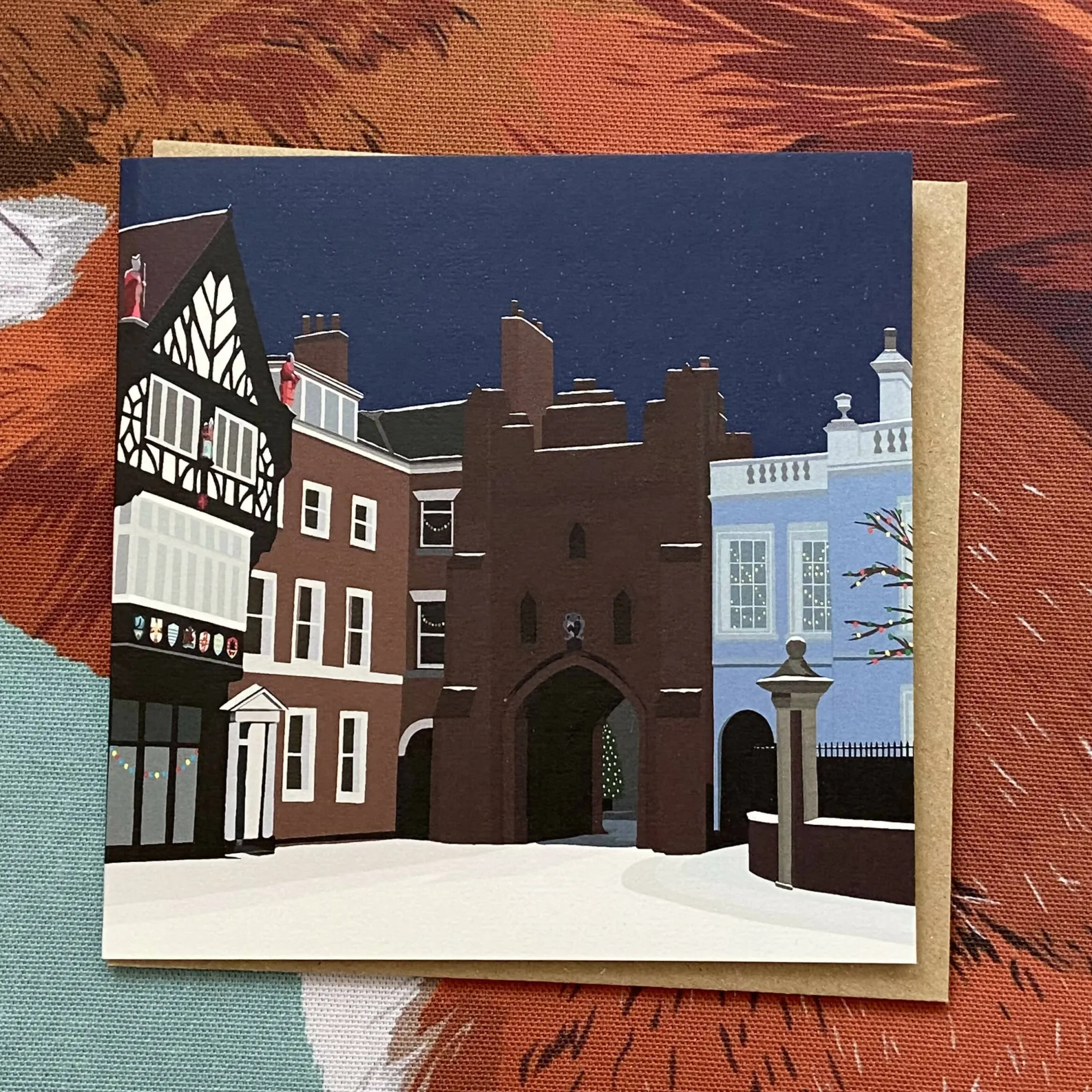 North Bar Without Christmas Greetings Card