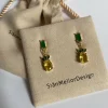 Pineapple dangle studs