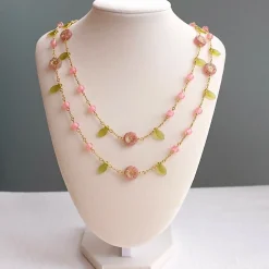 Pink Blossom Necklace