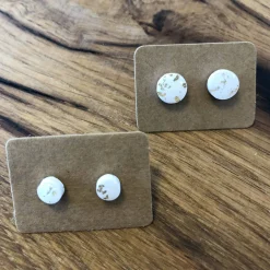Polymer Clay Stud Earring Collection: Medium
