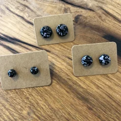 Polymer Clay Stud Earring Collection: Medium