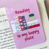 Reading Is My Happy Place Magnetic Bookmark