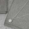 Recycled Silver Pebble Pendant