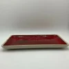 Red Big Rectangle Plate