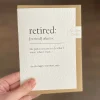 Retired Definition Card