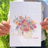 Seed Card Print - Summer Garden Pots