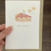 Slice of Birthday Cake Card