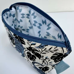 Small Make Up Bag - Blue Tiger