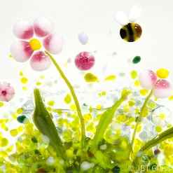Small Pink Flower Tea Light