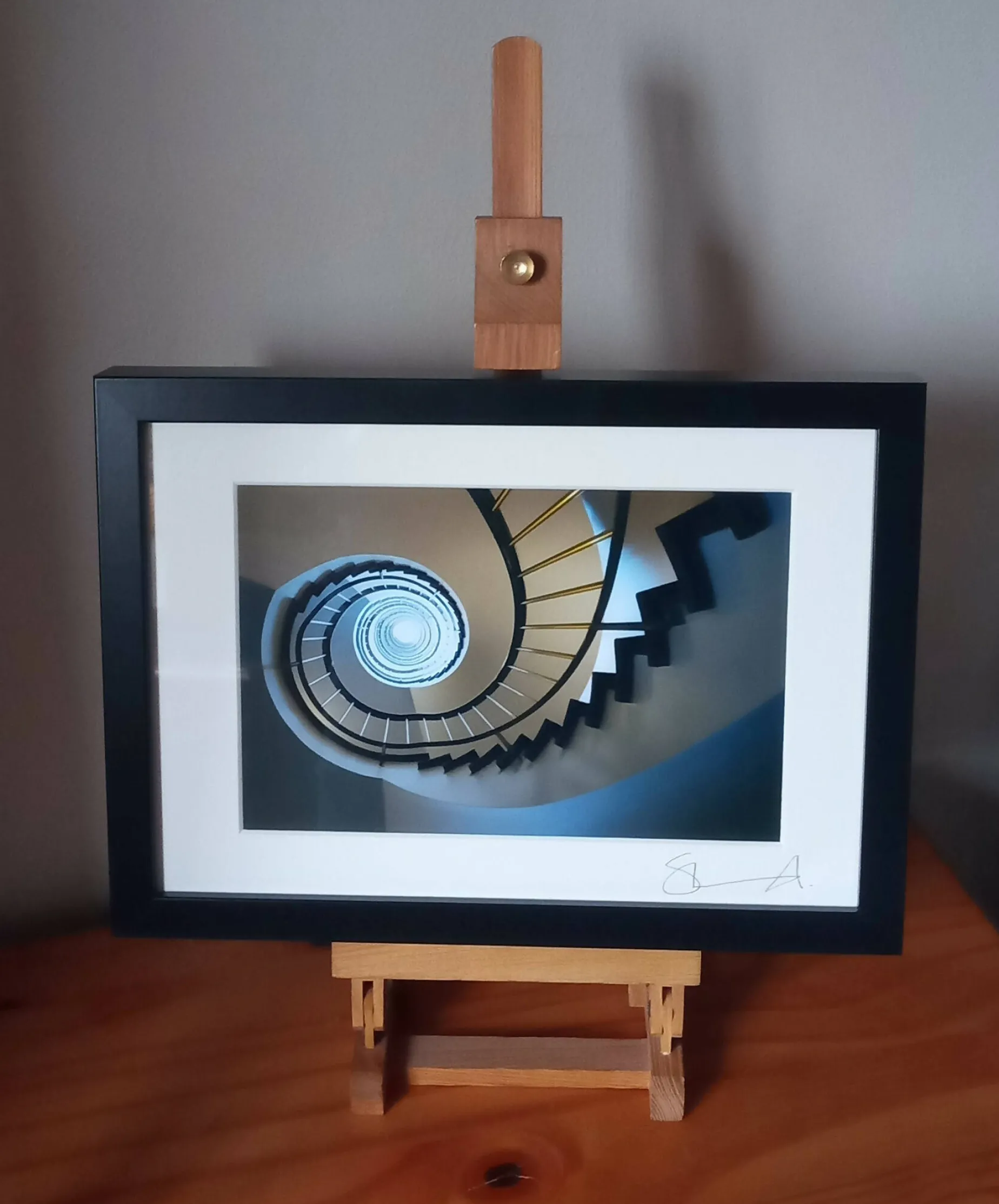 Spiral stairs (A4 frame)