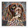 Springer Spaniel Mounted Print