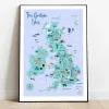 Stunning British Isles Art Print | Perfect for Home Decor | Art & Soul