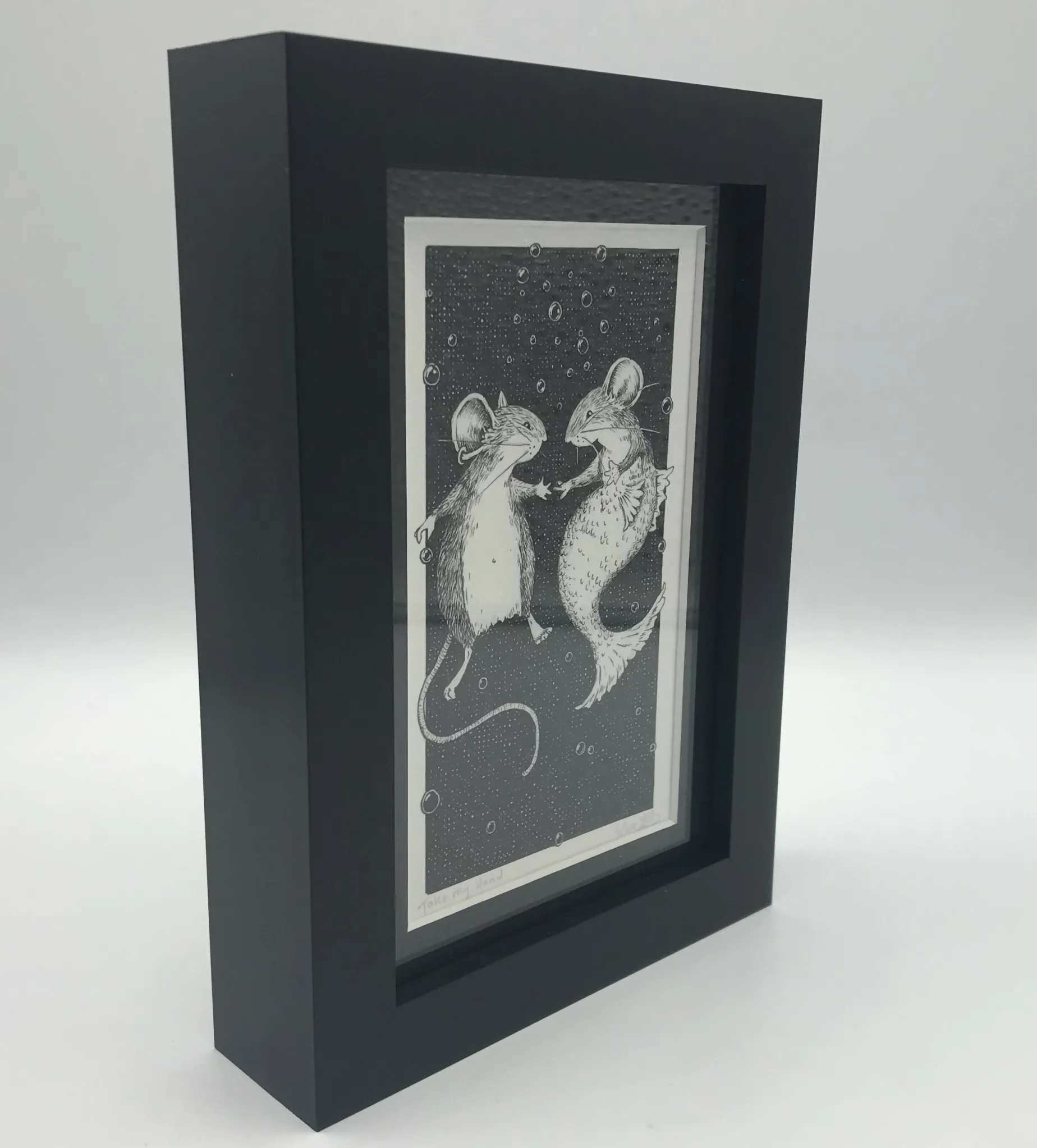 Take My Hand - Framed Limited Edition Giclee Print by Jenny Davies