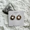 Textured Hoop Earrings