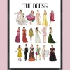 The Dress Illustration Print